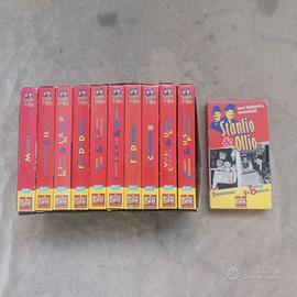 11 vhs retro stanlio e ollio