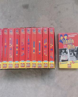 11 vhs retro stanlio e ollio