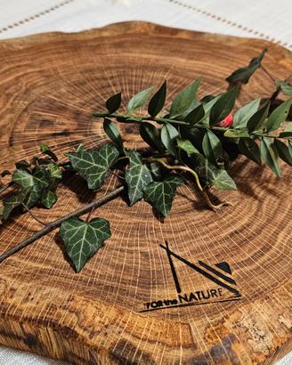 Tagliere in quercia fatto a mano