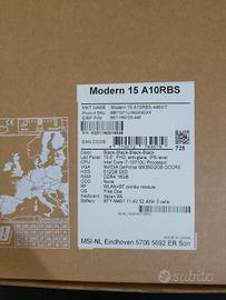 MSI Modern 15 A10RBS 