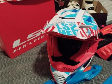 Casco Cross LS2 Tg S