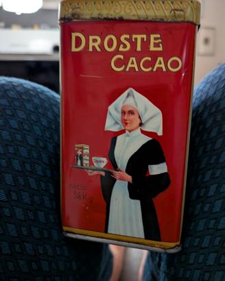 Latta vintage Droste cacao – scatola in metallo de