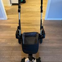 Passeggino trio con ovetto,  navicella