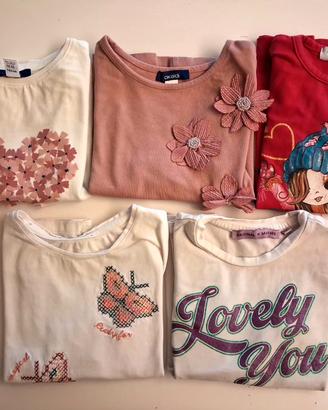 Set di magliette a manica lunga