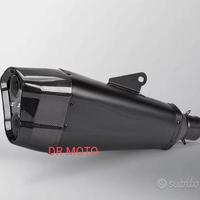 SCARICO MARMITTA NERO VERO CARBONIO 45 CM