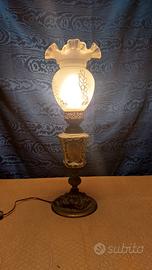 Lampada Stile Capodimonte Putti Amorini Antico Lum