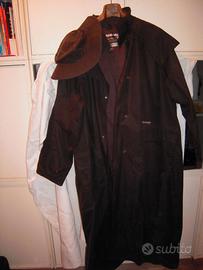 Impermeabile originale australiano con cappello