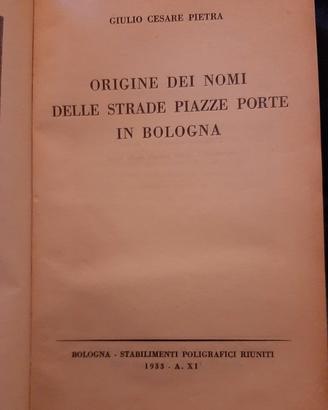 Origini dei nomi delle strade, piazze e porte di..