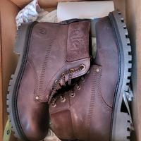 wrangler scarponici pelle marrone nuovi