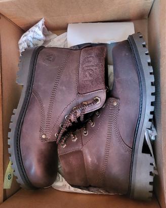 wrangler scarponici pelle marrone nuovi