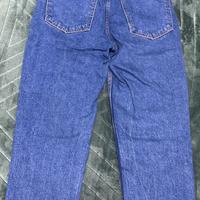 Jeans mom blu scuro bershka