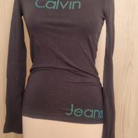 T-shirt Calvin Klein Manica Lunga (Tg.M)