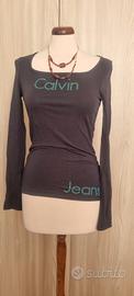 T-shirt Calvin Klein Manica Lunga (Tg.M)