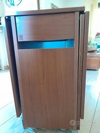 Tavolo Pieghevole Salvaspazio a 2 Ribalte