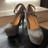 Scarpe tacco 39 Tulipano - con Plateau e Strass