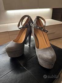 Scarpe tacco 39 Tulipano - con Plateau e Strass