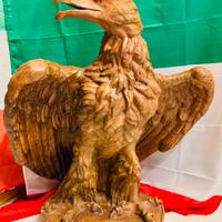 Aquila Toscana realizzata a mano in terra cotta