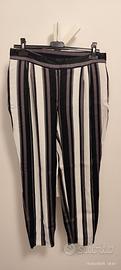 pantaloni a righe zara 