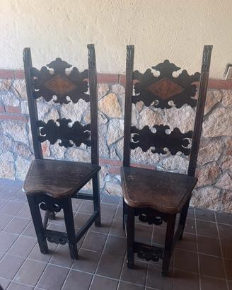 Sedie + tavolo, anni 800