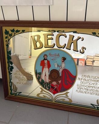 Specchio birra BECK’S C