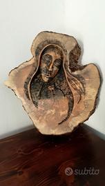 scultura in legno 