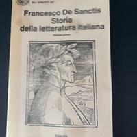 Storia della letteratura italiana vol 1 De Sanctis