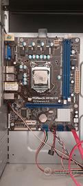 Scheda madre H61-V + CPU Intel Pentium 2.7Ghz