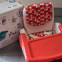 rialzo sedia  chicco  da 6 mesi portatile