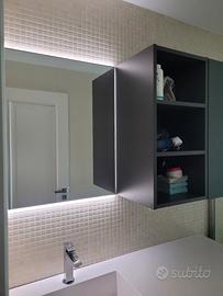 mobile bagno contenitore lavatrice 