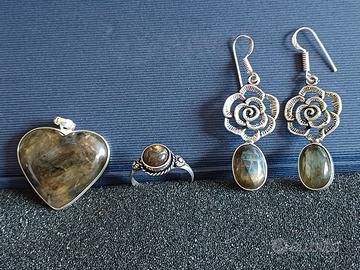 Set gioielli con Labradorite