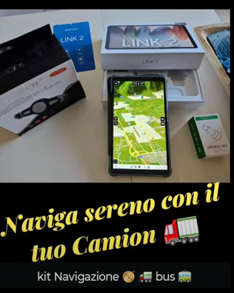Navigatore Professionale 8 pollic per Camion e Bus