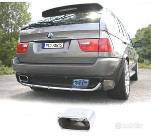 TERMINALE SCARICO UNIVERSALE IN ACCIAIO INOSSIDABI