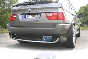 TERMINALE SCARICO UNIVERSALE IN ACCIAIO INOSSIDABI