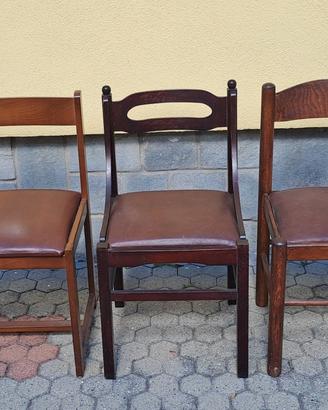 n. 6 sedie in legno