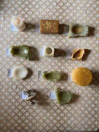 Lotto oggetti in onice: 11 pezzi