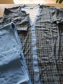 pigiama uomo azzurro 