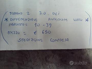 Differenziale anteriore usato terrano 2 3.0 dci