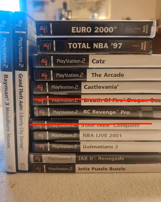 LOTTO GIOCHI PS1 PS2 con CASTLEVANIA e altri retro