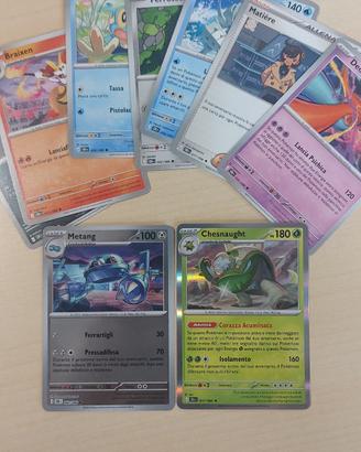 lotto carte Pokemon Caos Nascente 