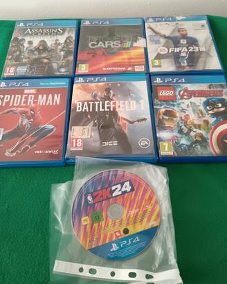 Numero 7 videogiochi PS 4  usati