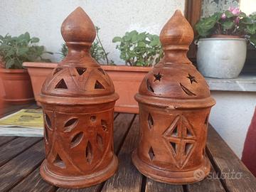 Lanterne in terracotta antiche