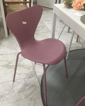 Sedie cucina rosa antico