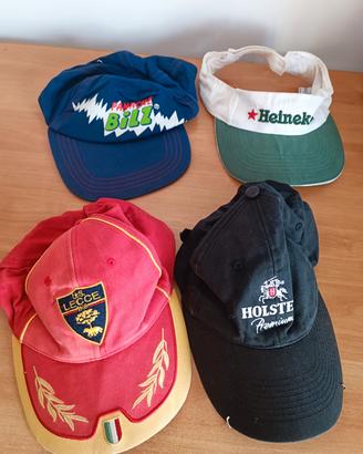 Set lotto stock 4 cappelli berretti