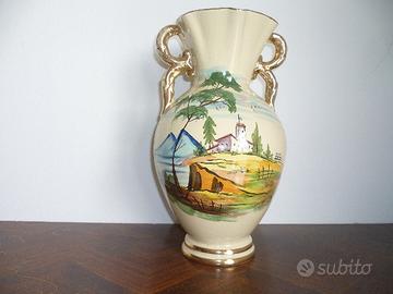 Vaso ceramica Italica Ars H.cm.30 anni 60