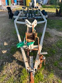 Carrello doppio asse porta barca