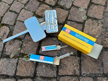 Kit bollisiringa acciaio e siringa completa vetro