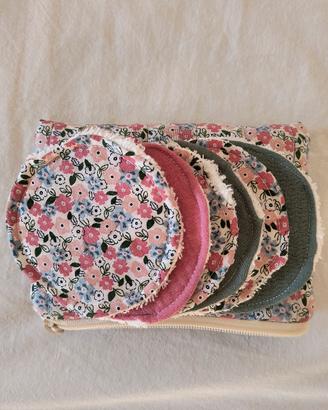 Kit cura del viso: dischetti in cotone e pochette