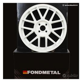 Set di 4 cerchi Fondmetal 9Esse per 500/595 Abarth
