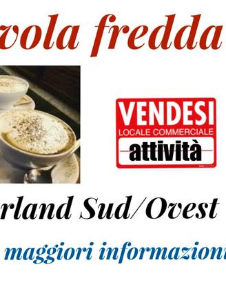 016/26 BAR tavola fredda vicinanze Opera mq 40