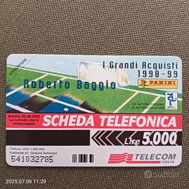 scheda telefonica Baggio 